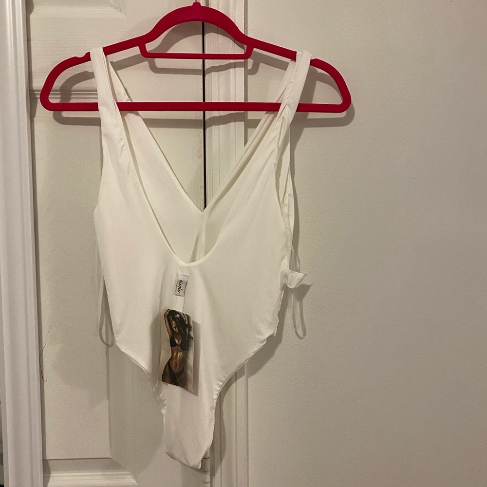 NWT Nicole x Naked wardrobe one piece swimsuit